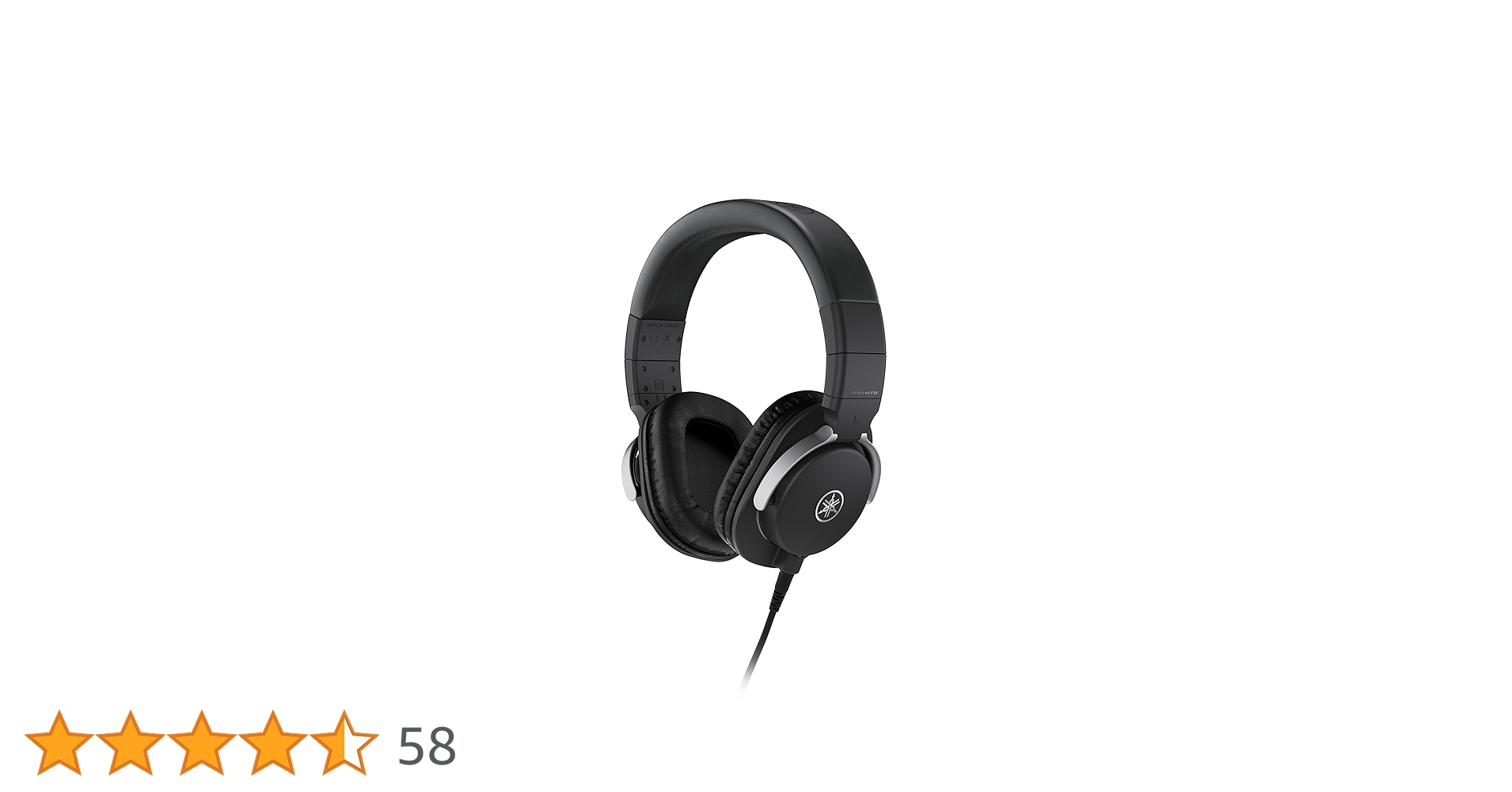 Yamaha HPH-MT8 Studio Headphones - Foldable high-end headphones